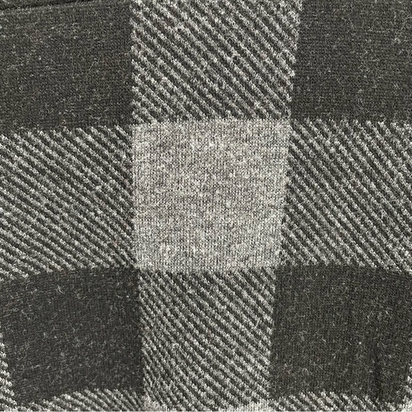 Soft Surroundings Mad About Plaid Gray Button Tunic Top - Sz S - Picture 14 of 16